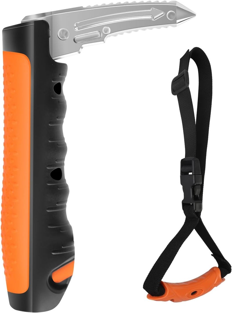 Kaiedos Car Door Handle for Elderly - 2026 New 3-in-1 Car Handle Assist, 2 Pack Auto Cane Portable Vehicle Support Handle Door Assist Bar, Max Load 500 Lbs, Anti-Slip Design (Orange-Car Handle +Strap) - Image 1
